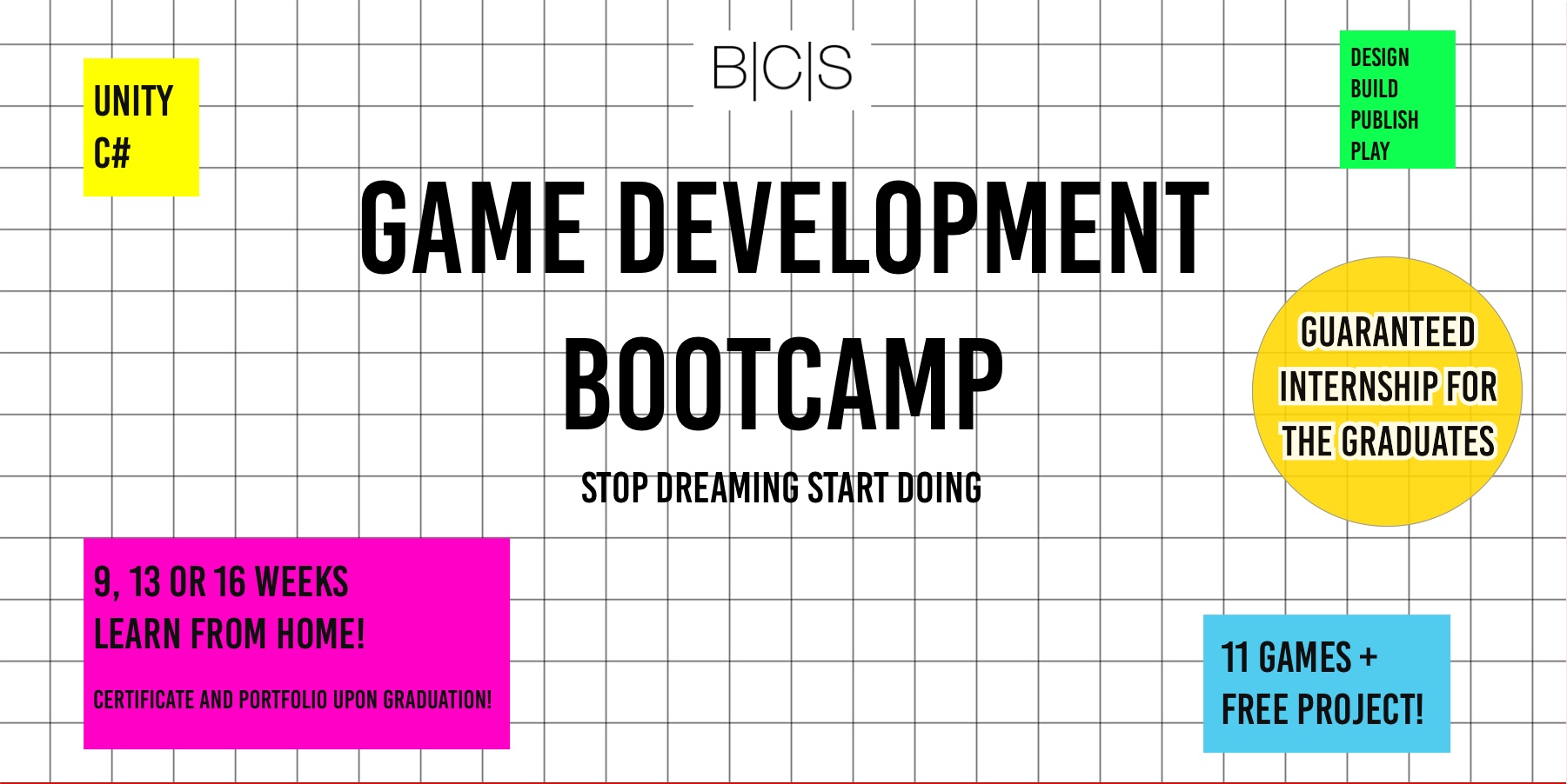 Online Mentored 1:1 Game Development Bootcamp in Barcelona Code School