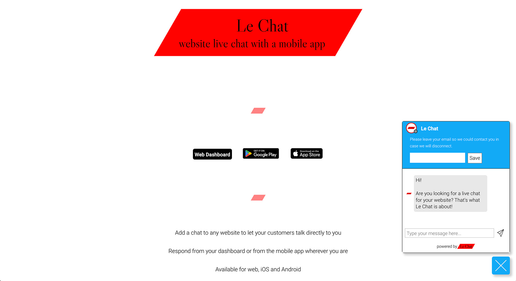 lechat.app website screenshoot